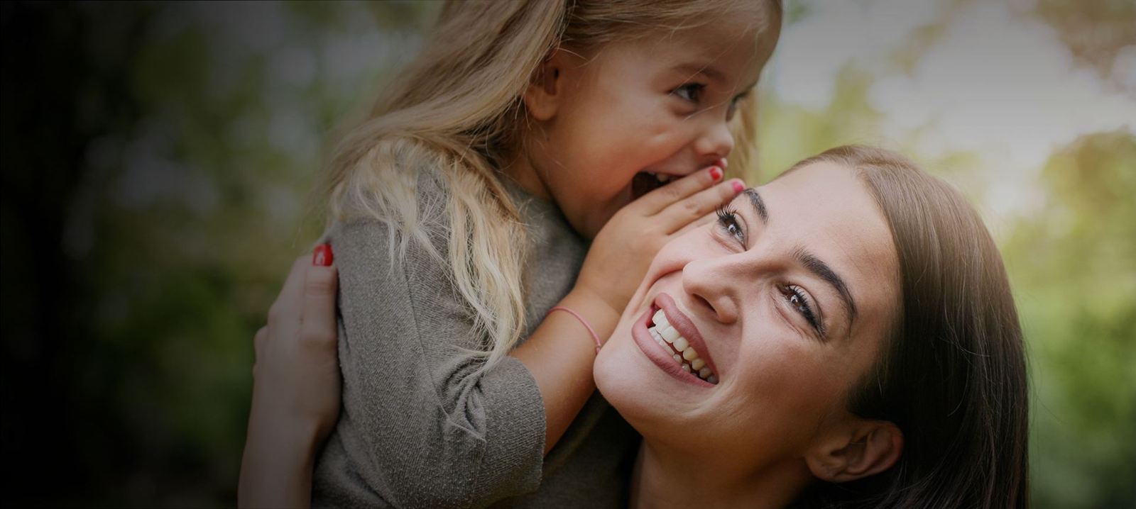 Mom and yound daughter